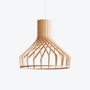 Solid wood chandelier