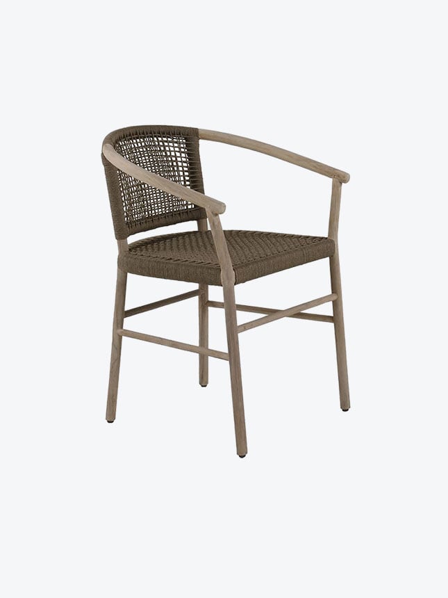 Leather Canvas Armchair - Image 6